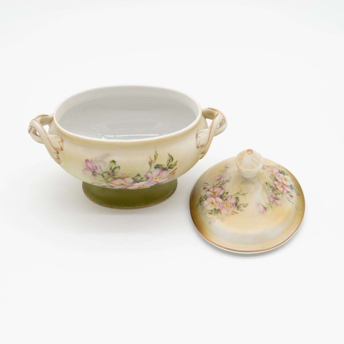Vintage Nippon Oval Bowl with Lid