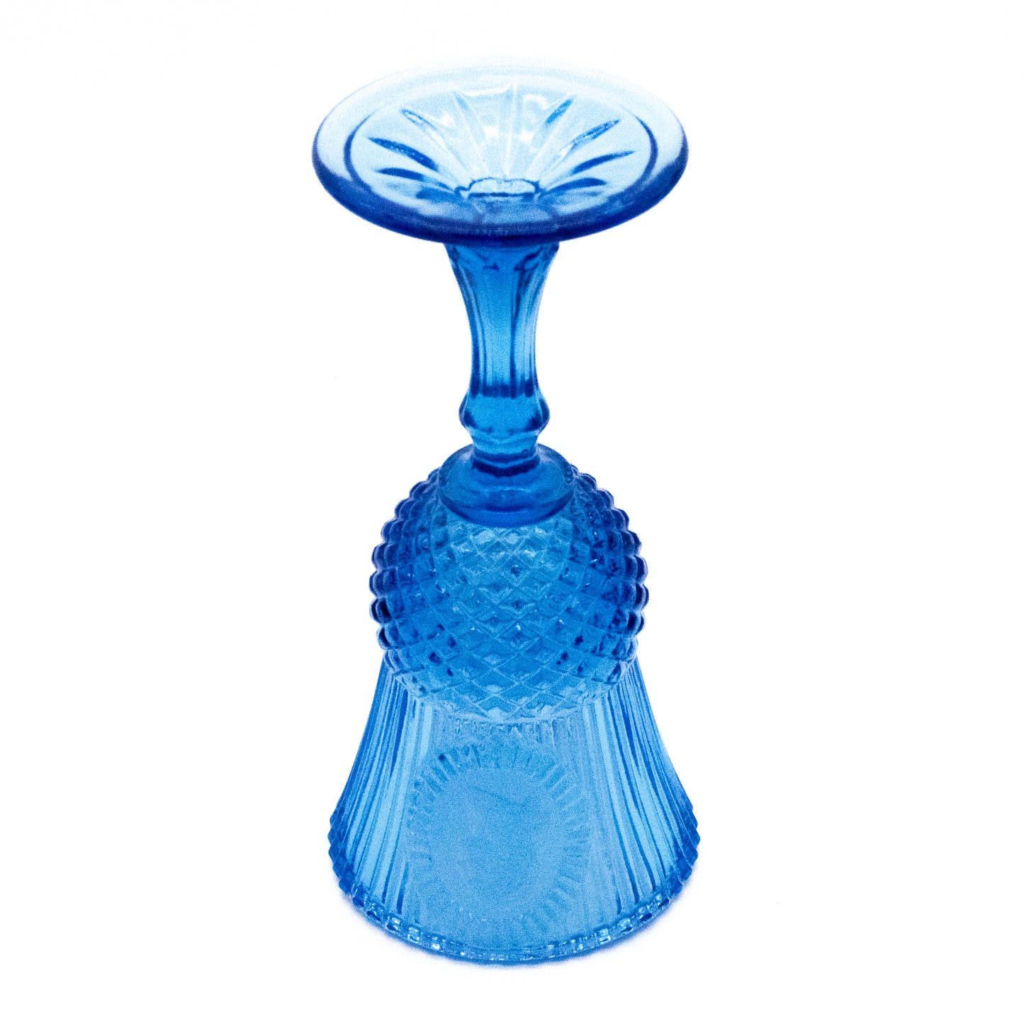 Fostoria for Avon Blue Glass Goblet