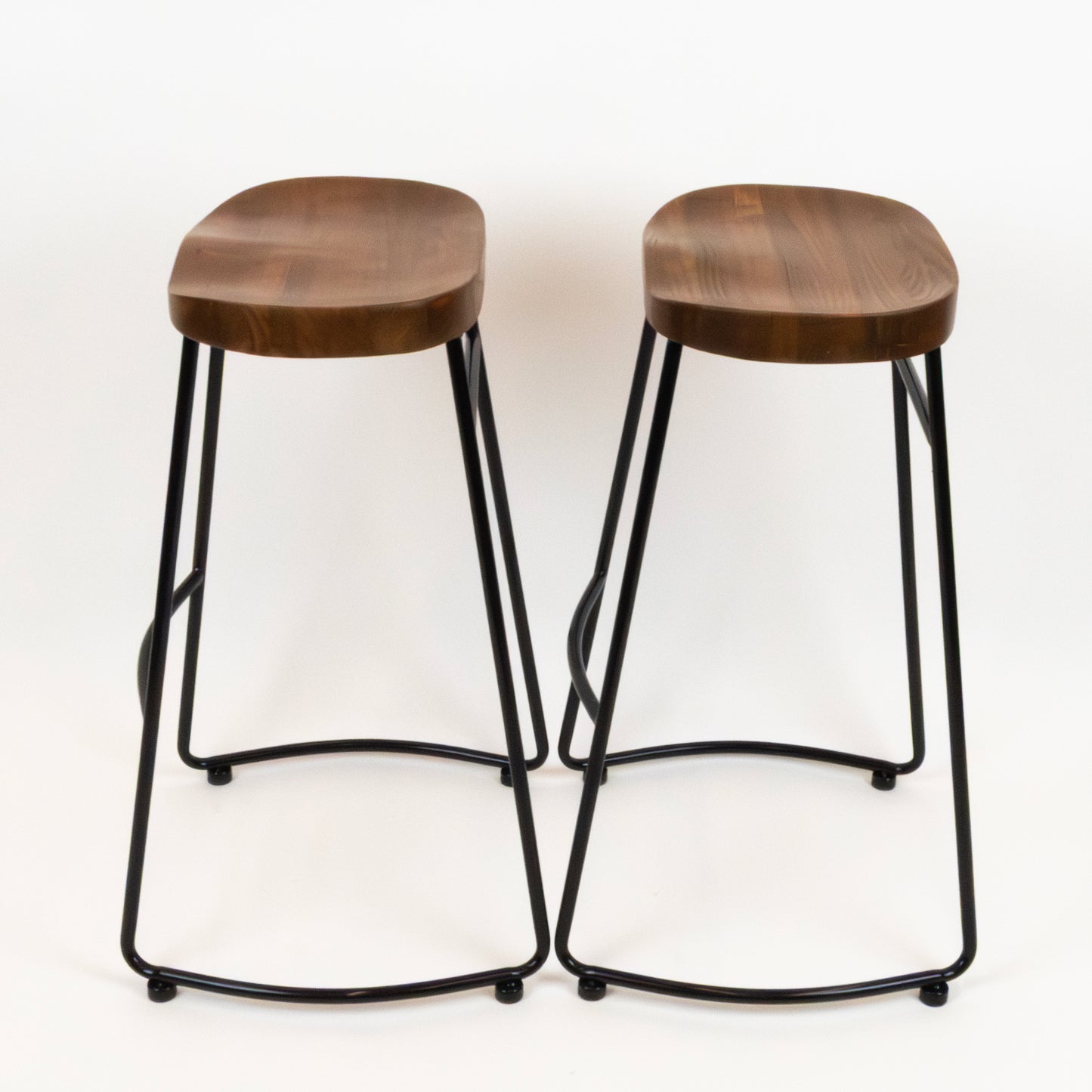 Wood & Metal Bar Stools ( 2)30"