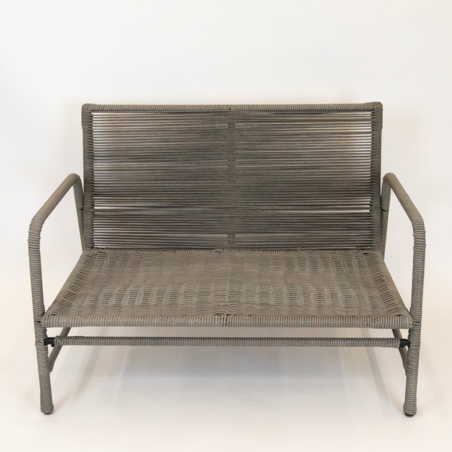 Modern Outdoor Loveseat with Cushions