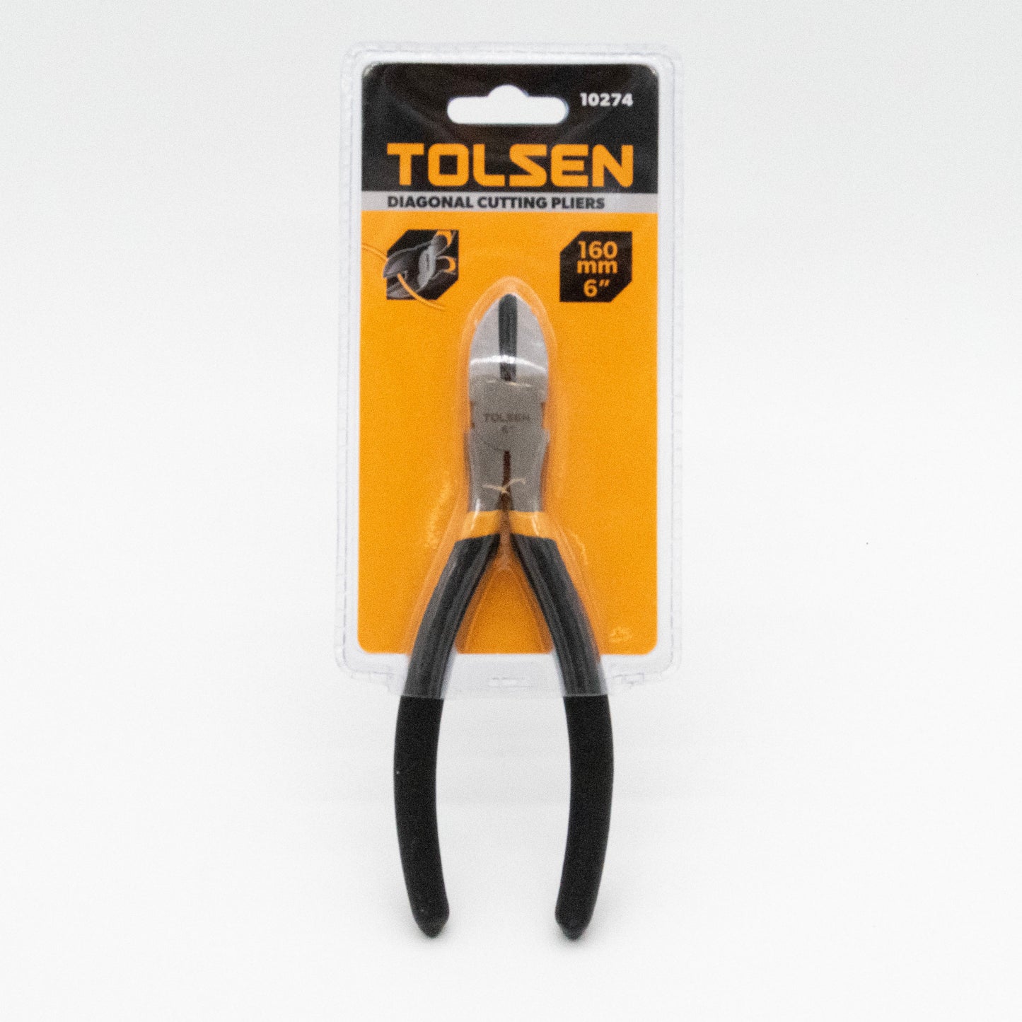 Tolsen 6" Diagonal Cutting Pliers – 160mm | Heavy-Duty Wire Cutters for Precision Jobs