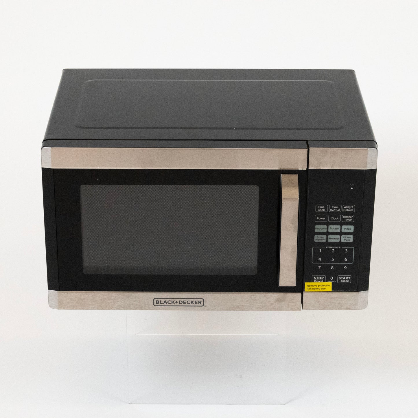 Black+Decker Stainless Steel Microwave