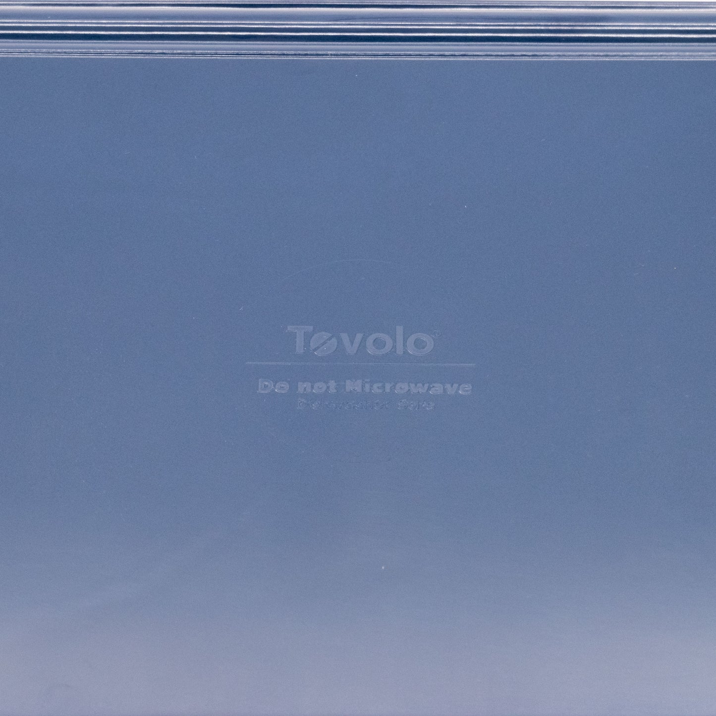 Tovolo Decorative Melamine Serving Tray – Blue Floral Pattern