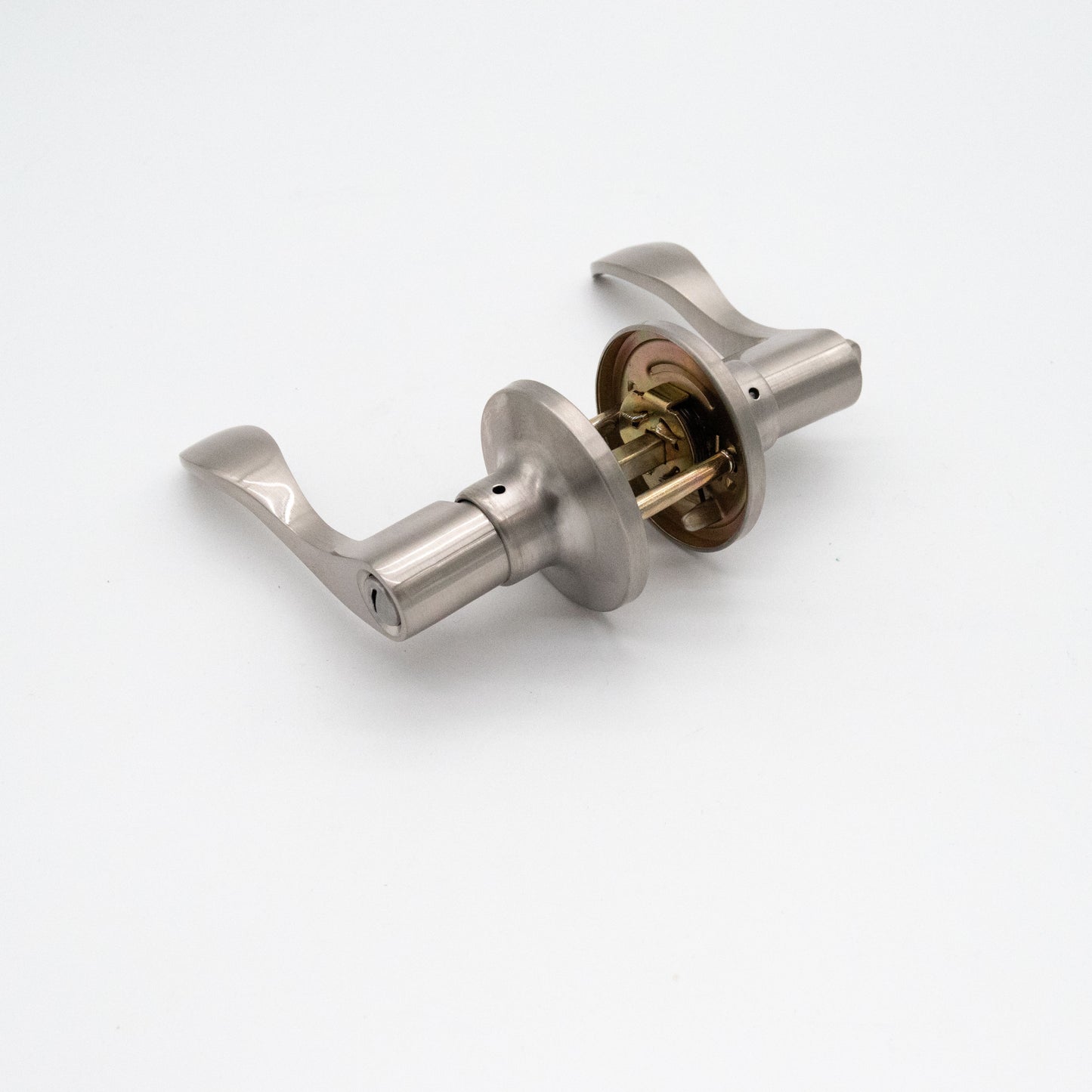 Onestock Lever Privacy Handle – Satin Nickel Finish