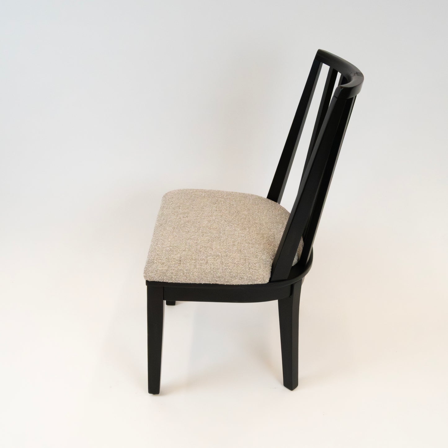 Ashley Two-Tone Black & Ivory Dining Chair