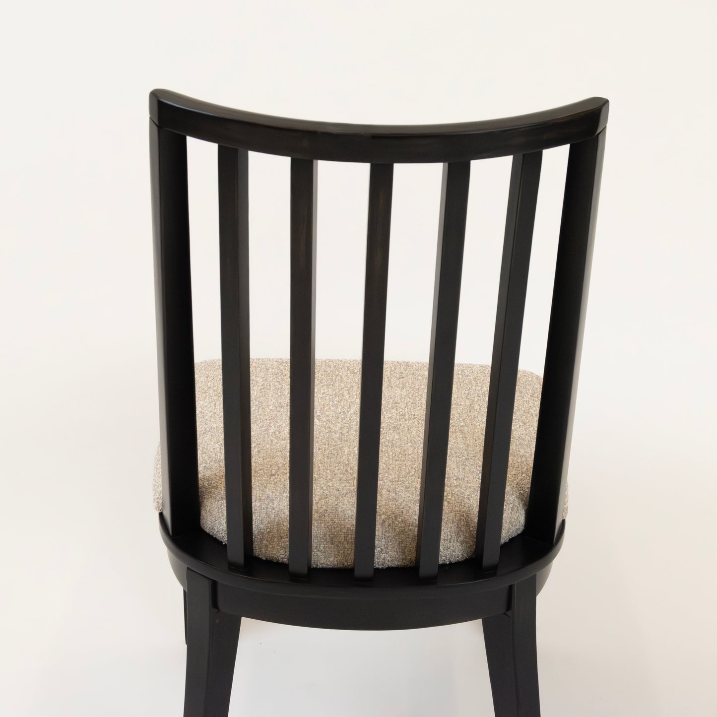 Ashley Two-Tone Black & Ivory Dining Chair