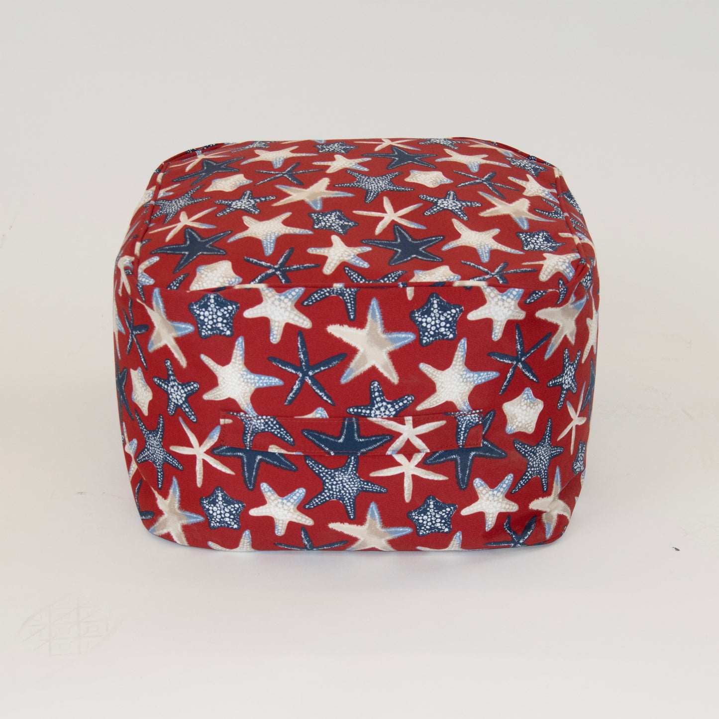 New Red/White/Blue Starfish Ottoman