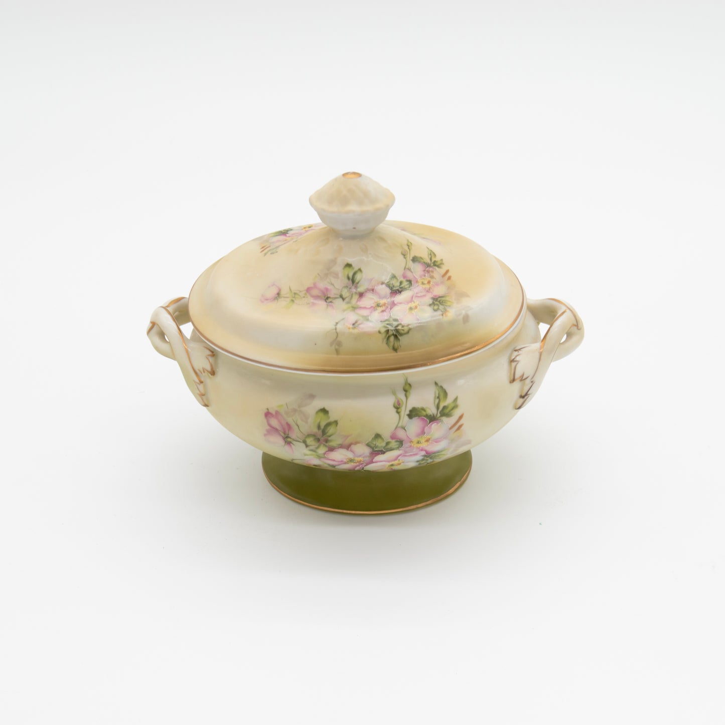 Vintage Nippon Oval Bowl with Lid