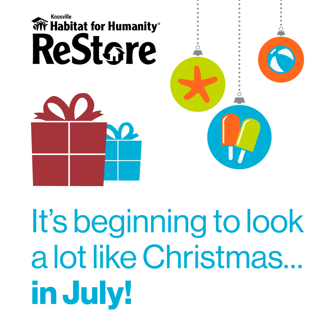 Christmas in July Sidewalk Sale