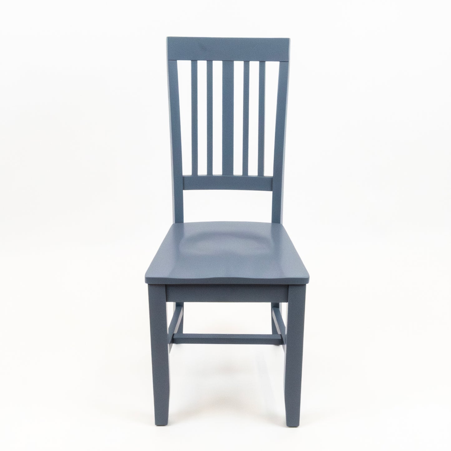 Blue Slat-Back Dining Chairs (Set of 2)