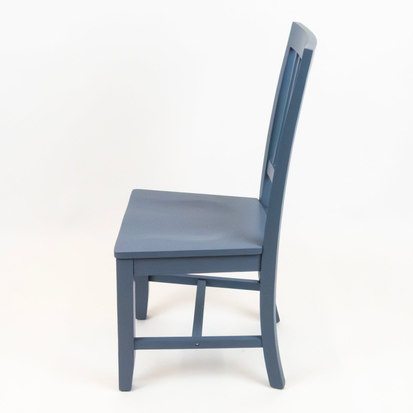 Blue Slat-Back Dining Chairs (Set of 2)