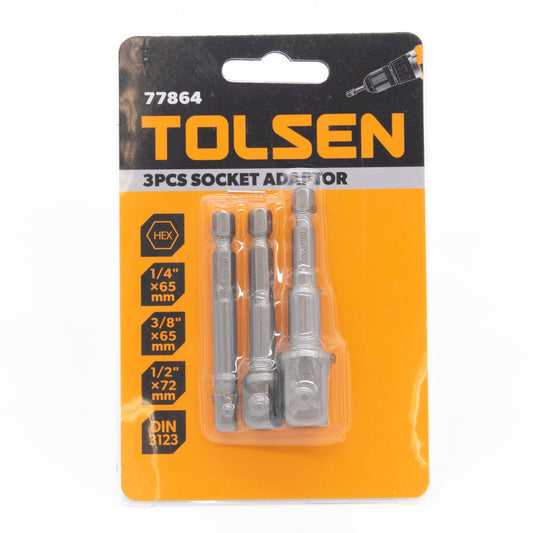 Tolsen 3-Piece Socket Adapter Set