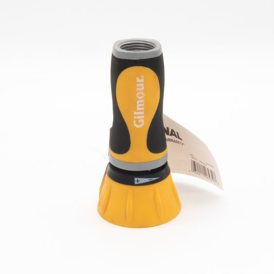 Gilmour Pro Adjustable Garden Hose Nozzle – Yellow