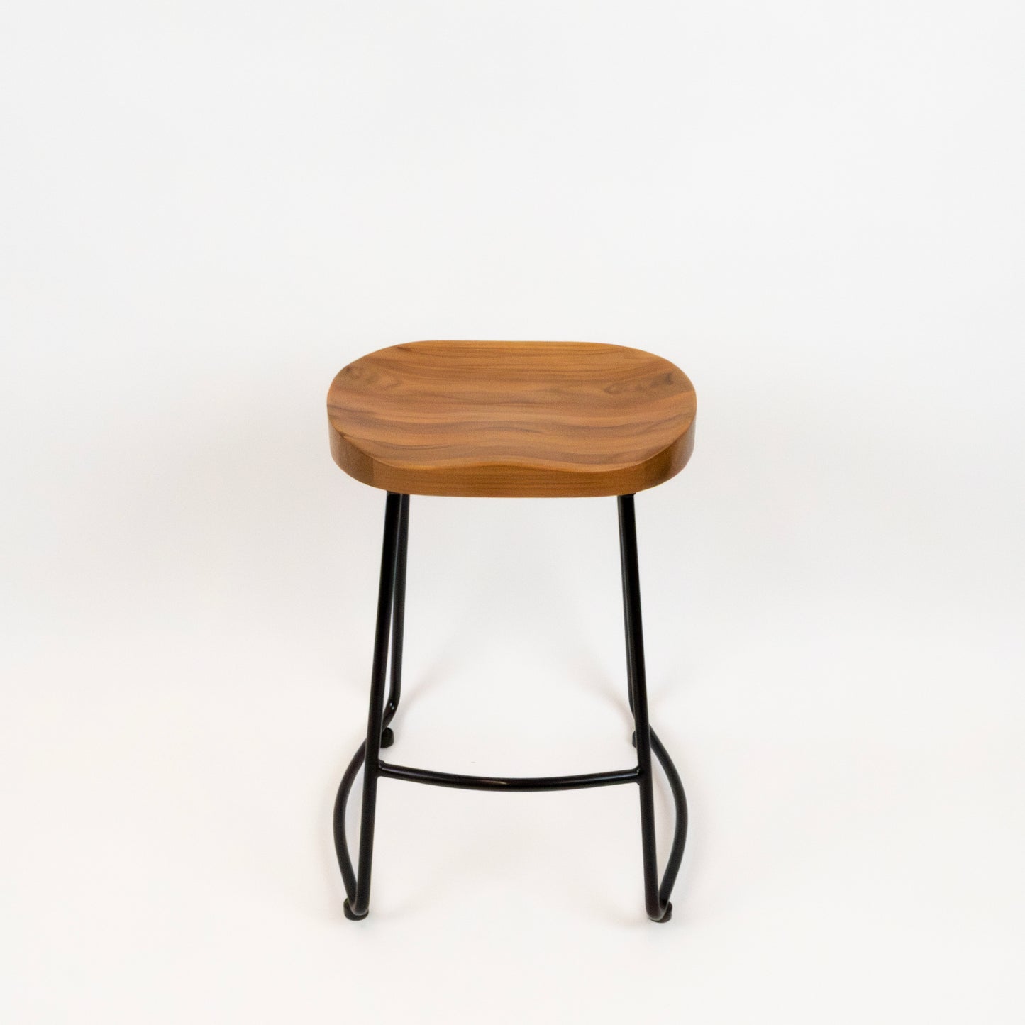 Wood & Metal Counter Stools (2) 24"