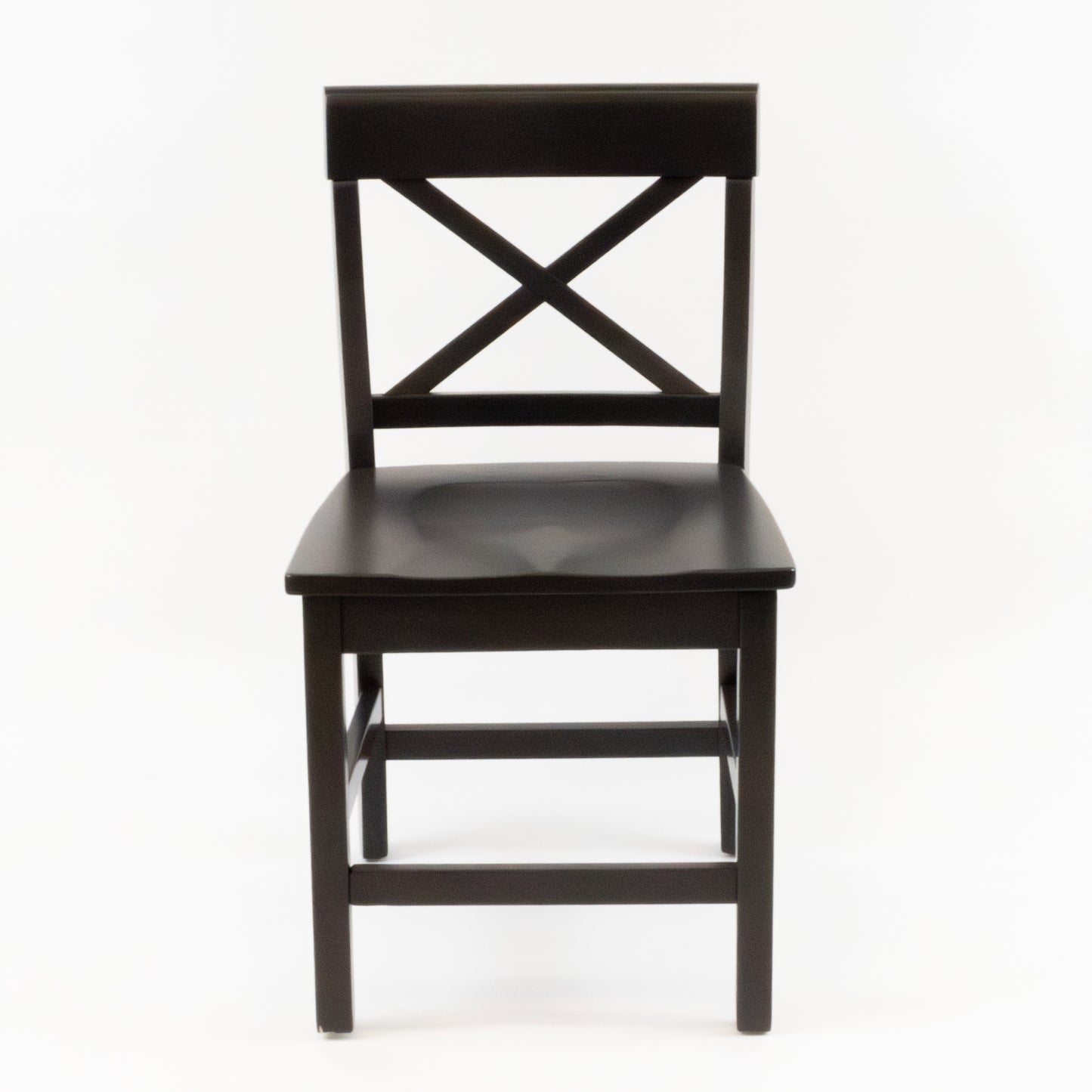 Classic Black X-Back Dining Chair (Set of 2)