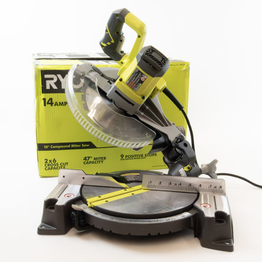 Ryobi 14-Amp 10” Compound Miter Saw