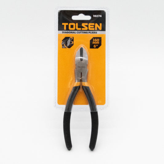 Tolsen 6" Diagonal Cutting Pliers – 160mm | Heavy-Duty Wire Cutters for Precision Jobs