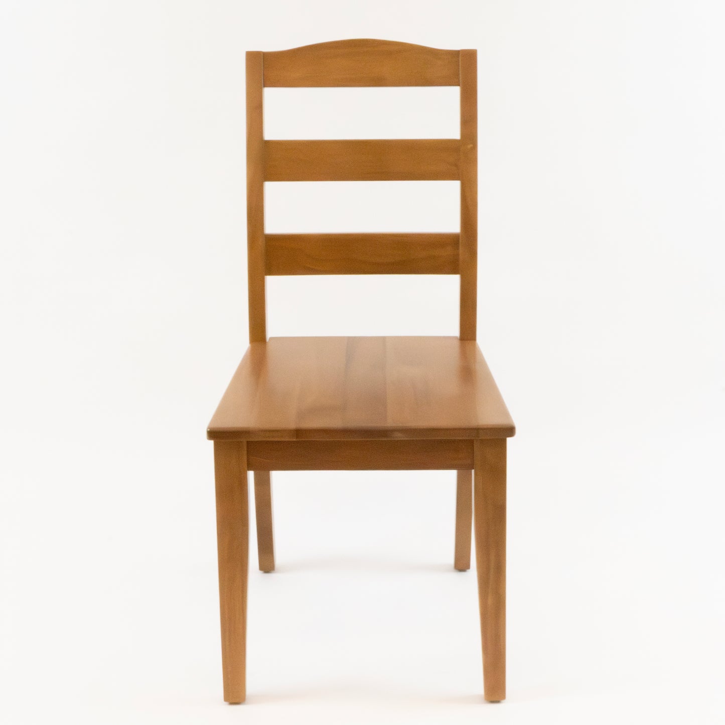 Natural Wood Ladder Back Dining Chair ( 2)