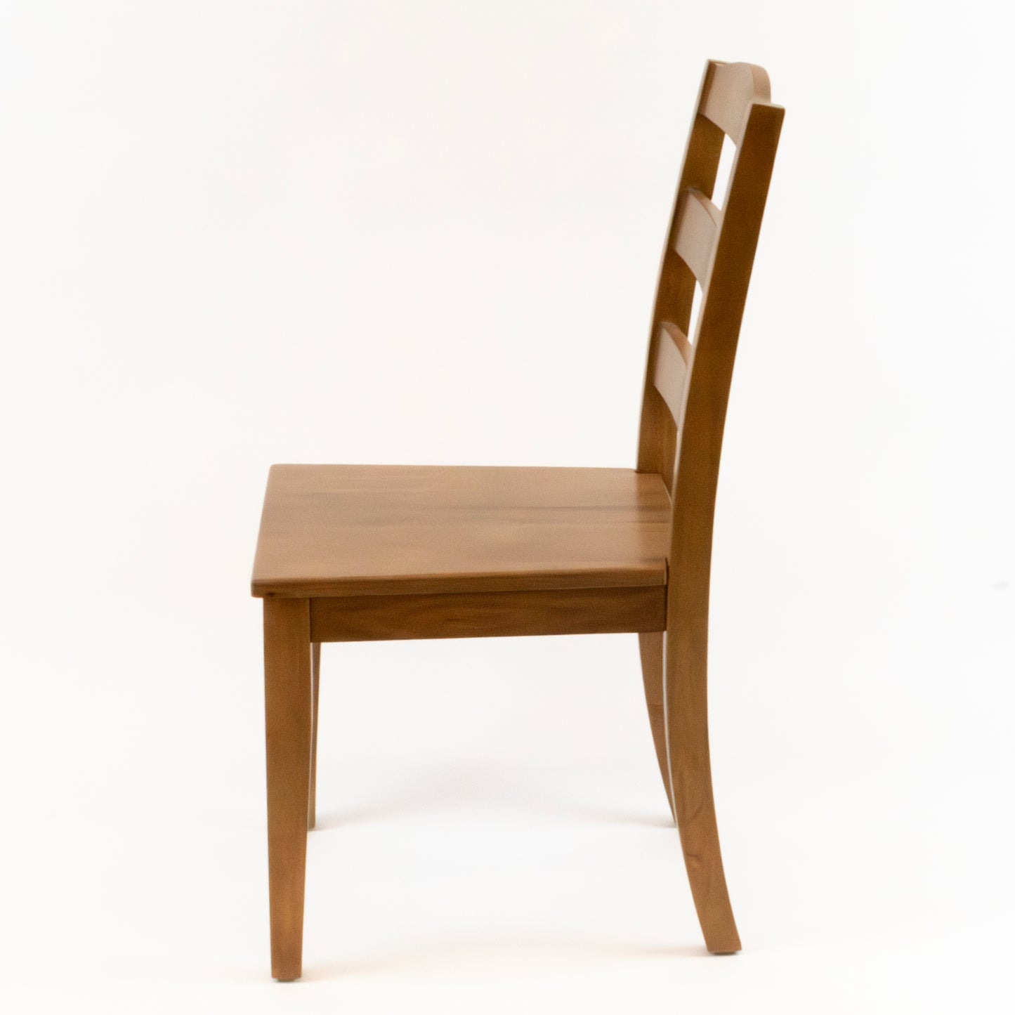 Natural Wood Ladder Back Dining Chair ( 2)
