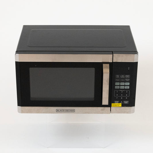Black+Decker Stainless Steel Microwave – Compact Countertop Kitchen Appliance