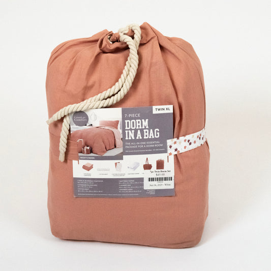 7-Piece Twin XL Dorm in a Bag – Complete Bedding & Essentials Set