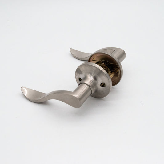 Onestock Lever Passage Handle – Satin Nickel Finish
