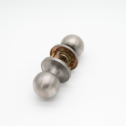 Onestock Ball Knob Passage Lockset – Satin Nickel Finish