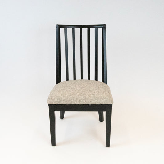 Ashley Two-Tone Black & Ivory Dining Chair